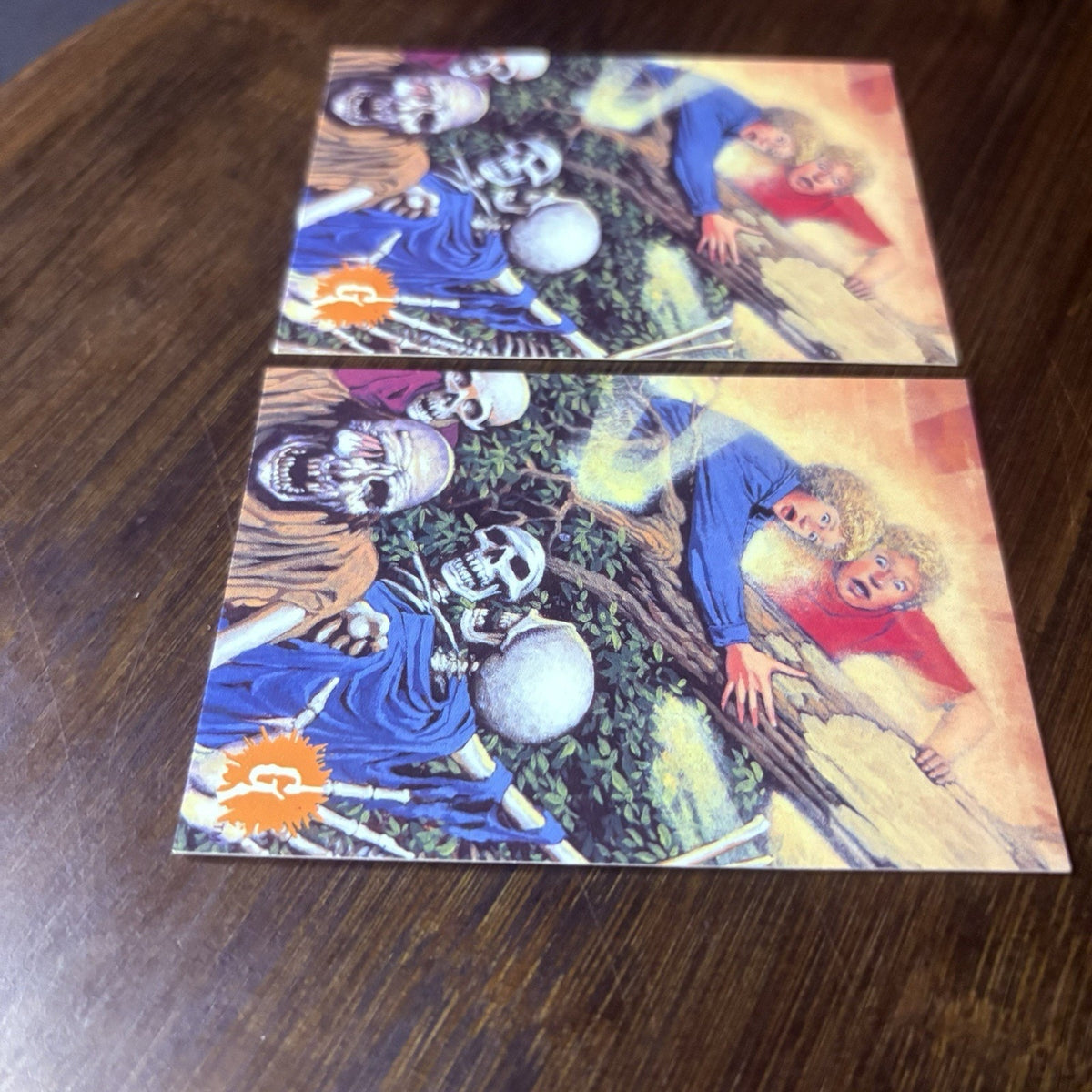 1996 Goosebumps #3 Death of the Living Dead Lot Of (2) High Grade Topps Card