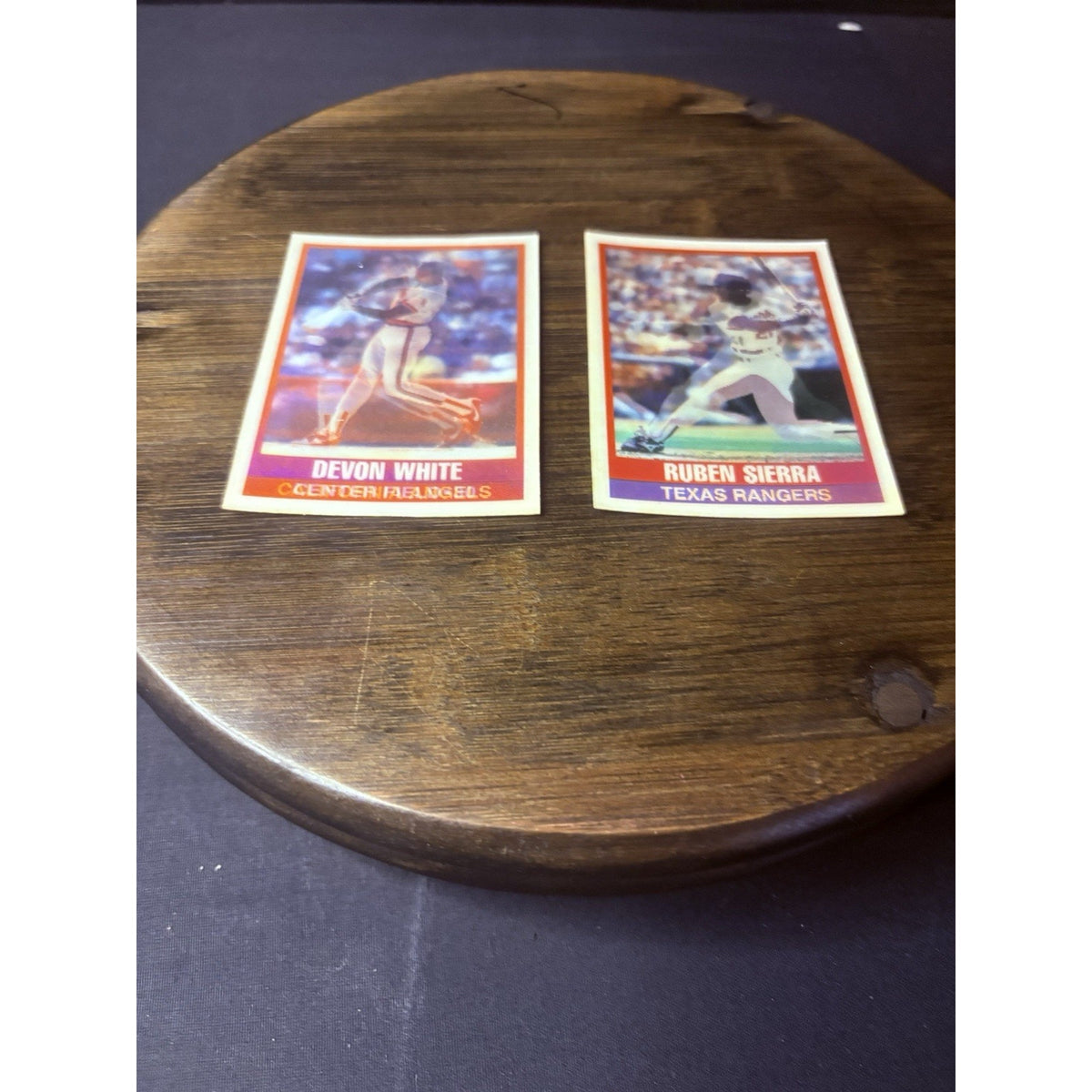 Sportsflics Rookie Lot (2) High Grade Devon White & Ruben Sierra Cards