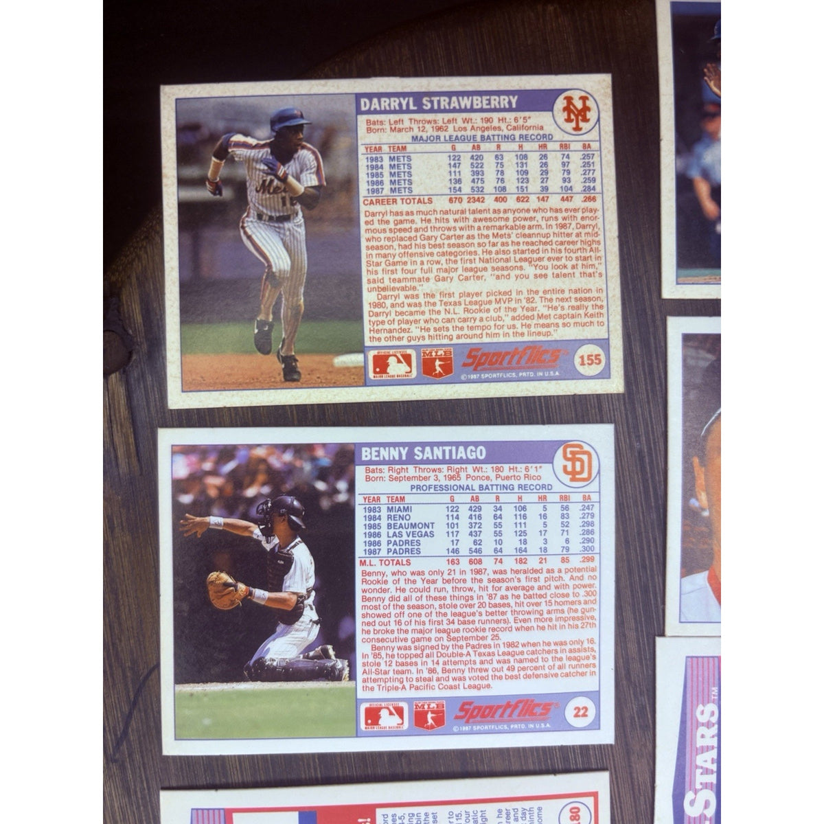 Vintage 1988 Hologram Sportflics (Lot of 7) Rare High Grade Card BO JACKSON