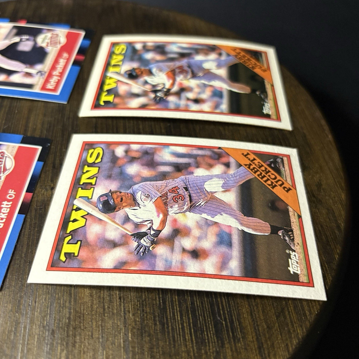 Kirby Puckett 8 Card Lot MLB Mint Condition