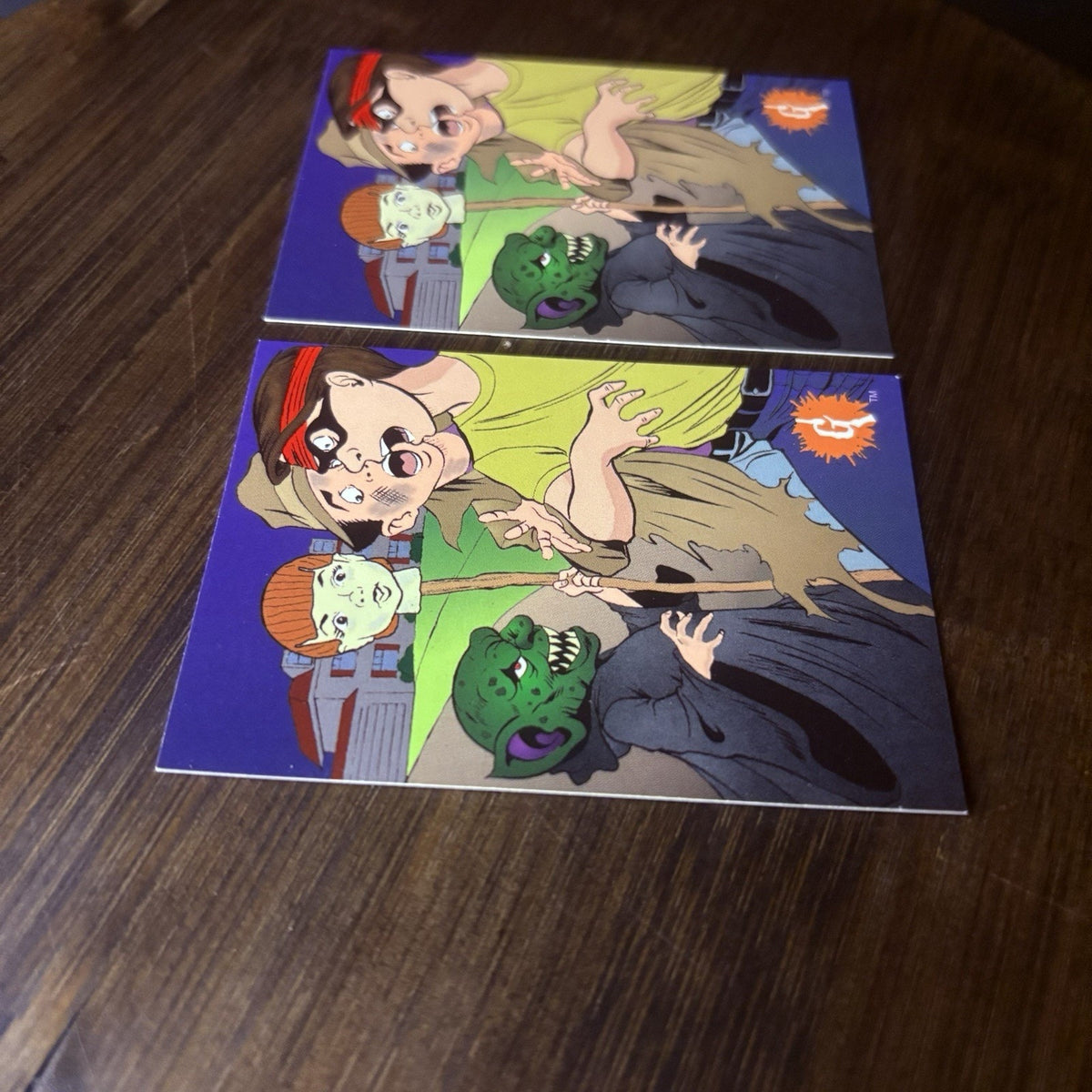 1996 Goosebumps #31 "Terrifying Turnabout" Lot Of (2) High Grade Trading Cards