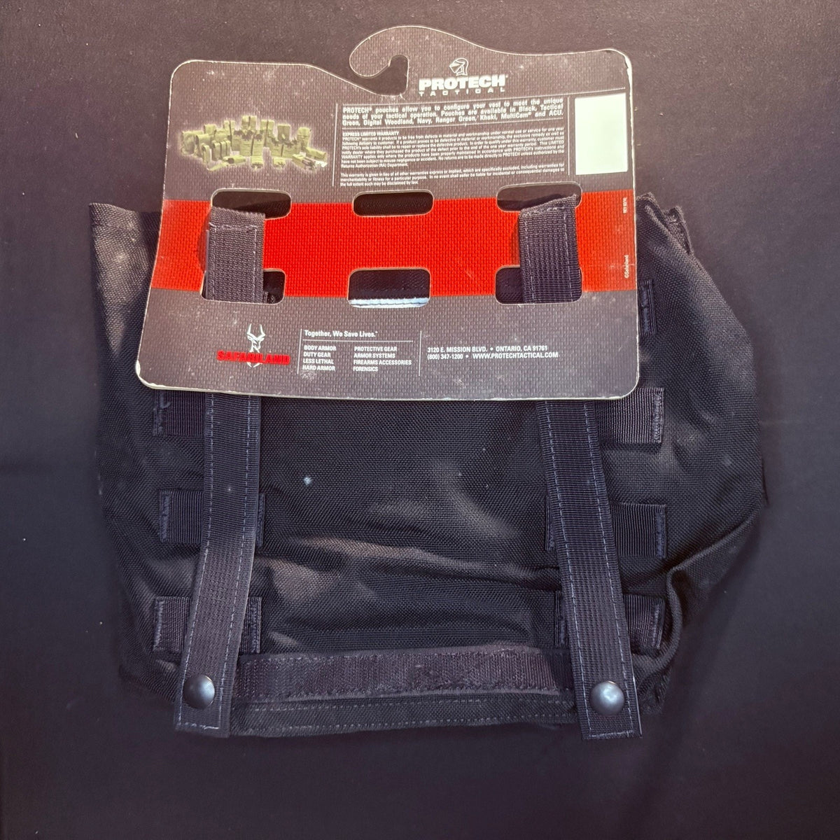 Protech Gas Mask Pouch TP18 Tactical Utility/Miscellaneous Single Black Bag