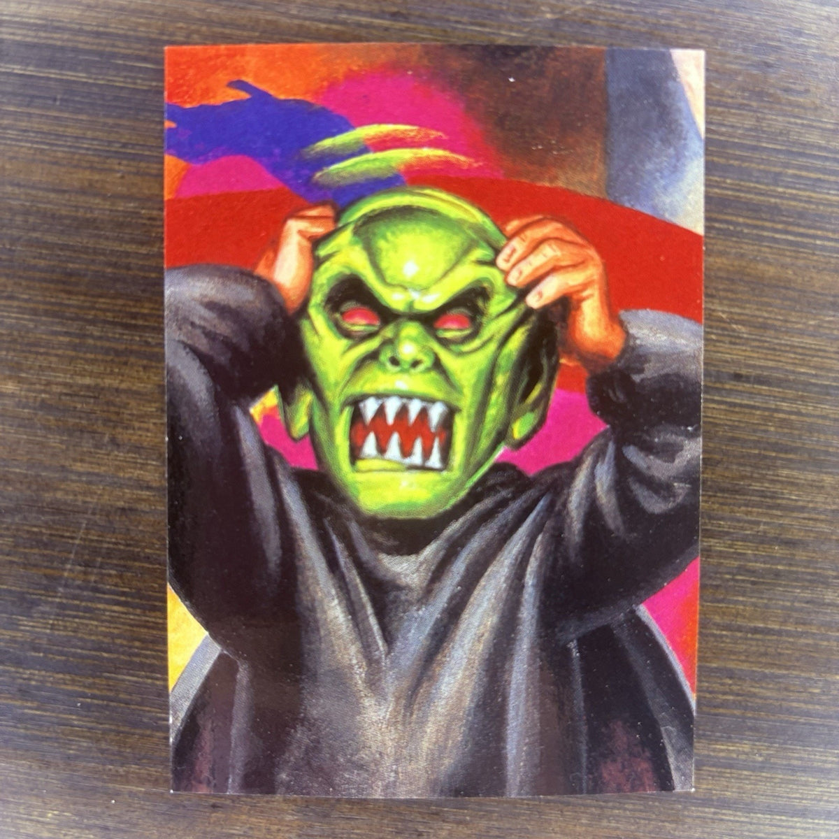 1996 Goosebumps Haunted Mask #44 High Grade Topps Trading Card, See Photos