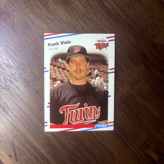 1988 Fleer Frank Viola Minnesota Twins #25