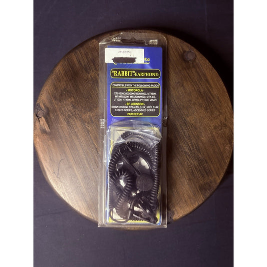 RABBIT Earpiece for Motorola XTS Series Radios 3.5mm Threaded Listen Only Law