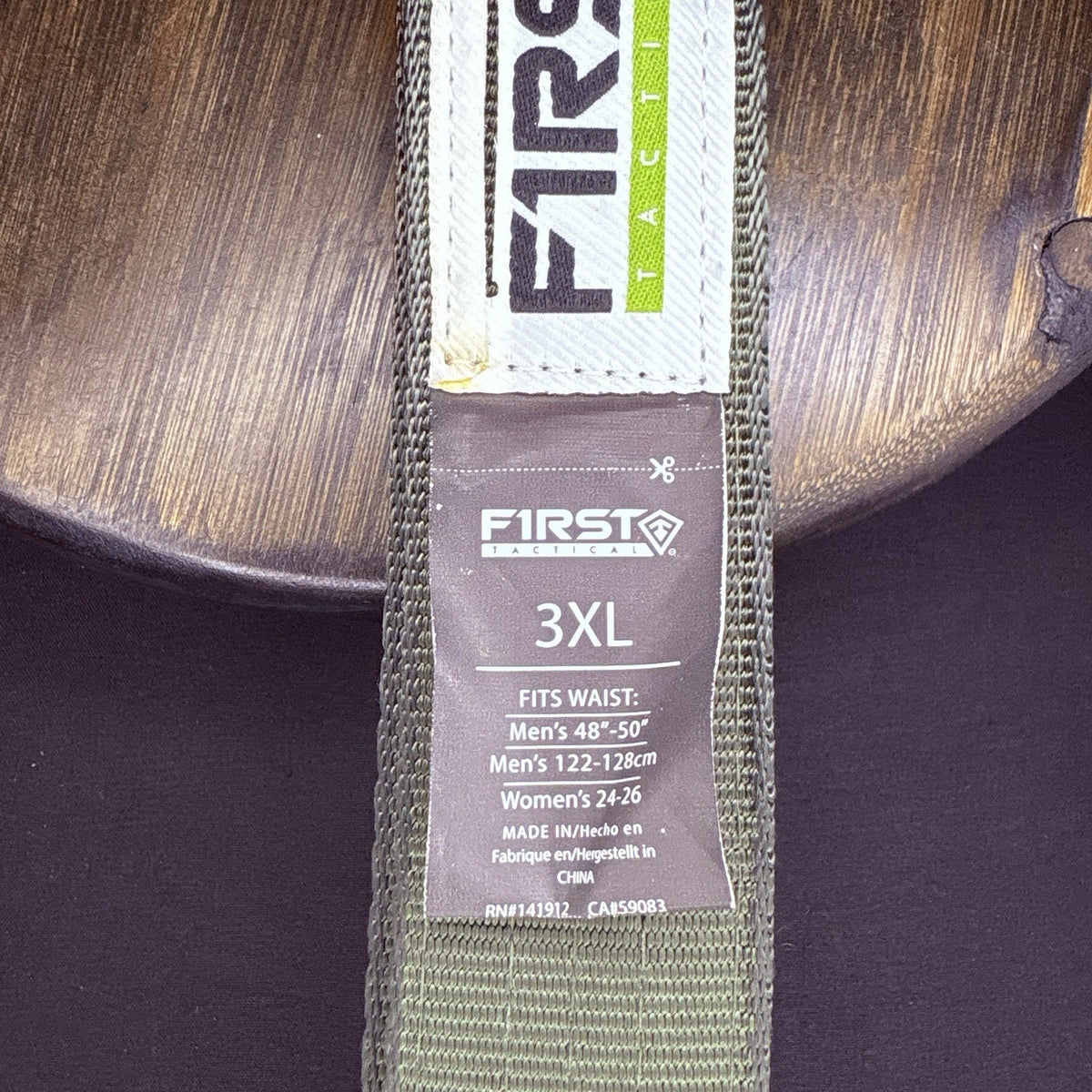 First Tactical Belt Size 48"-50" Metal Buckle 143009 Tactical Belt 1.5"