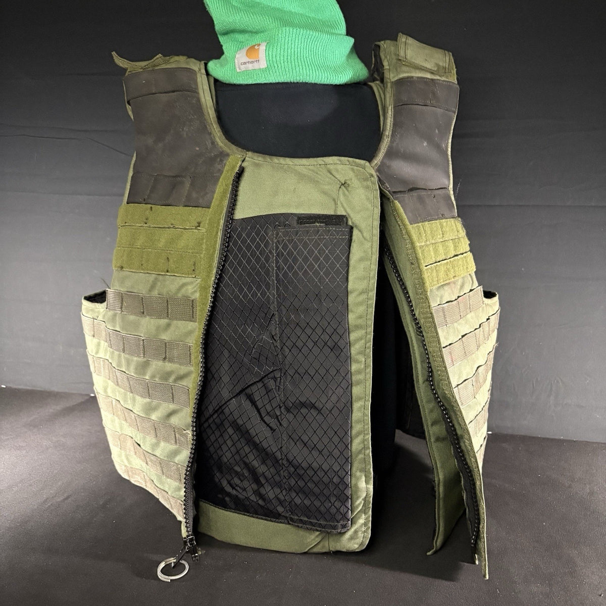 Protech 3A Tactical Carrier Size Large Vest Overlap Chest IIIA Shoulder Armor