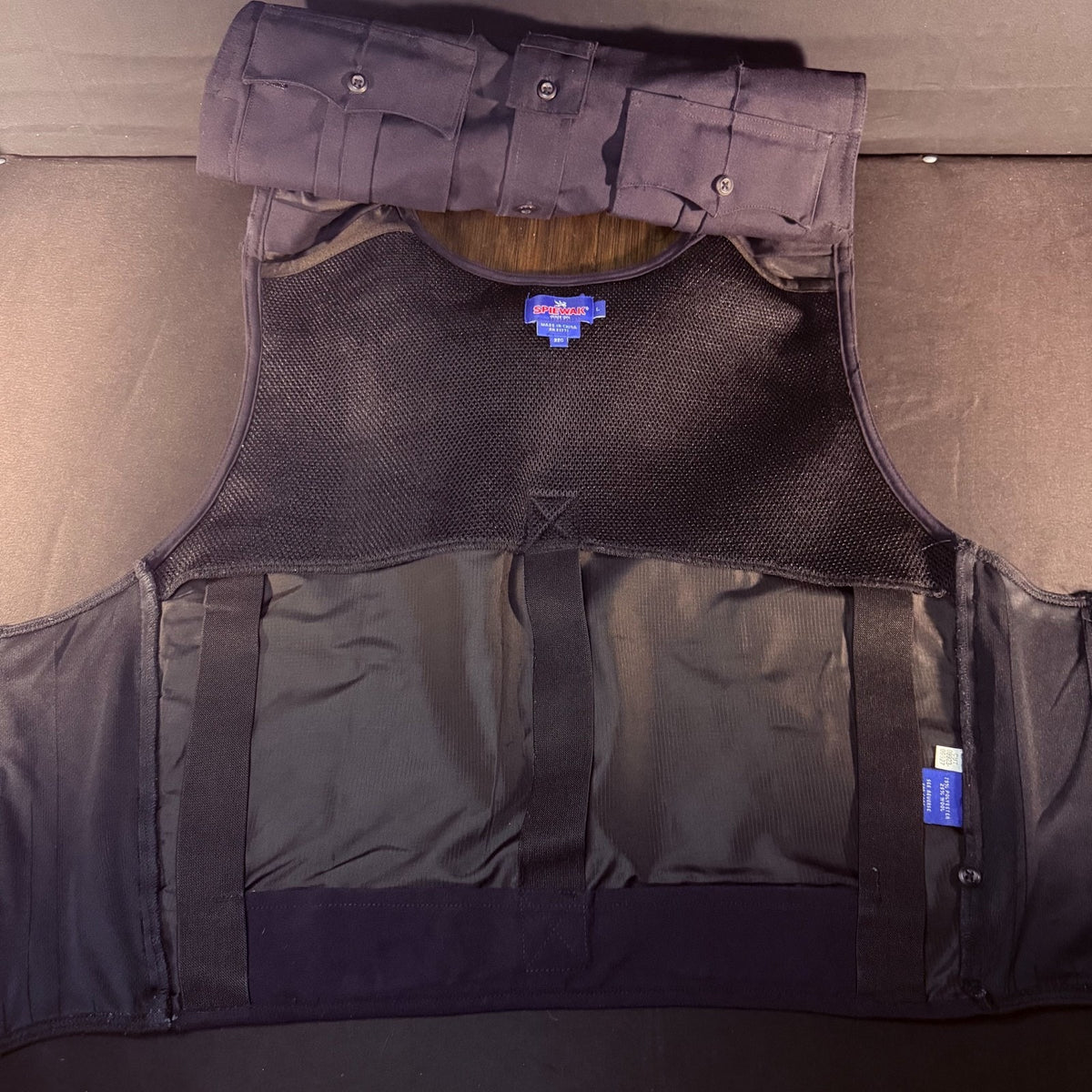 Spiewak Tactical Armor Carrier Vest Size Large Regular Dark Navy Duty Carrier