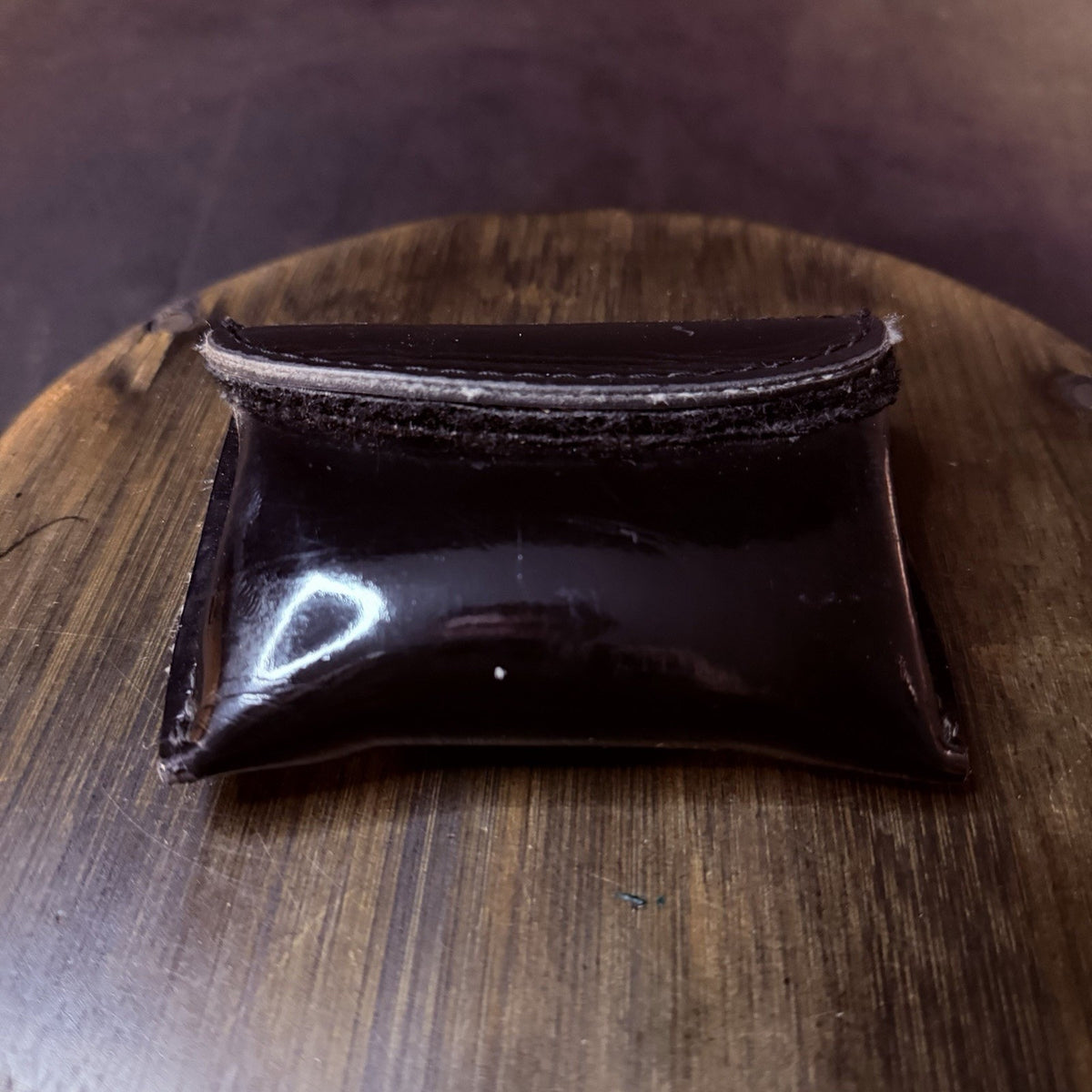 Safariland Glove Pouch High Gloss Black Leather Model 33-3