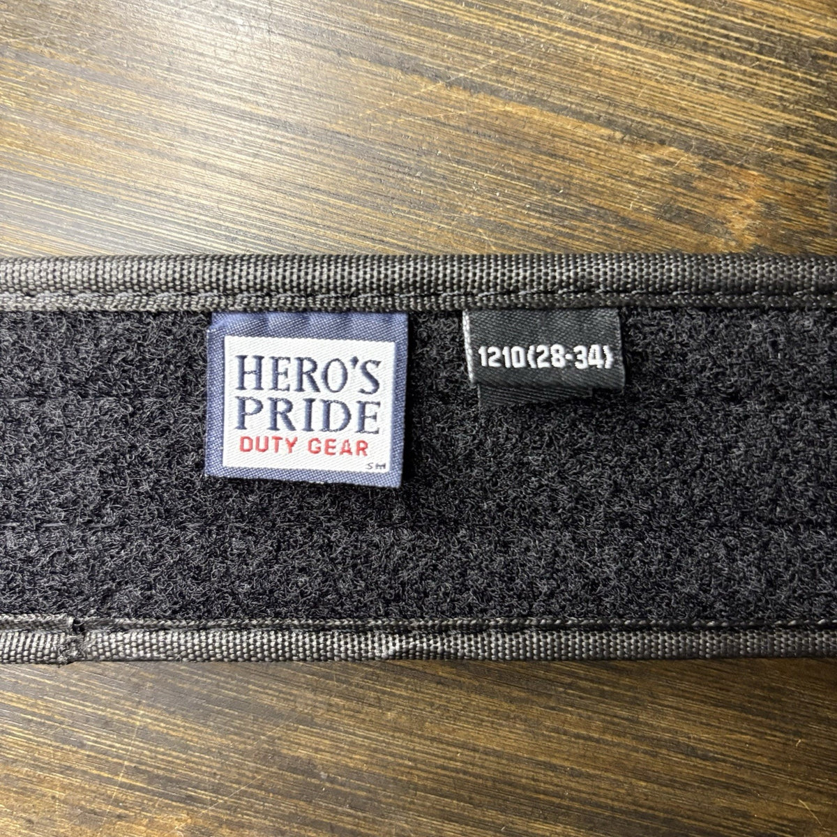 Hero's Pride Duty Belt Size Medium 28”- 34" Nylon Loop-Lined 2.25" Wide 1210