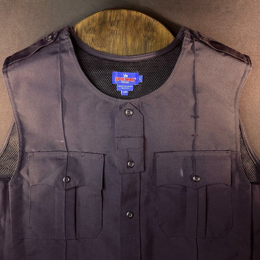 Spiewak Tactical Armor Carrier Vest Size Large Long Dark Navy Carrier Only