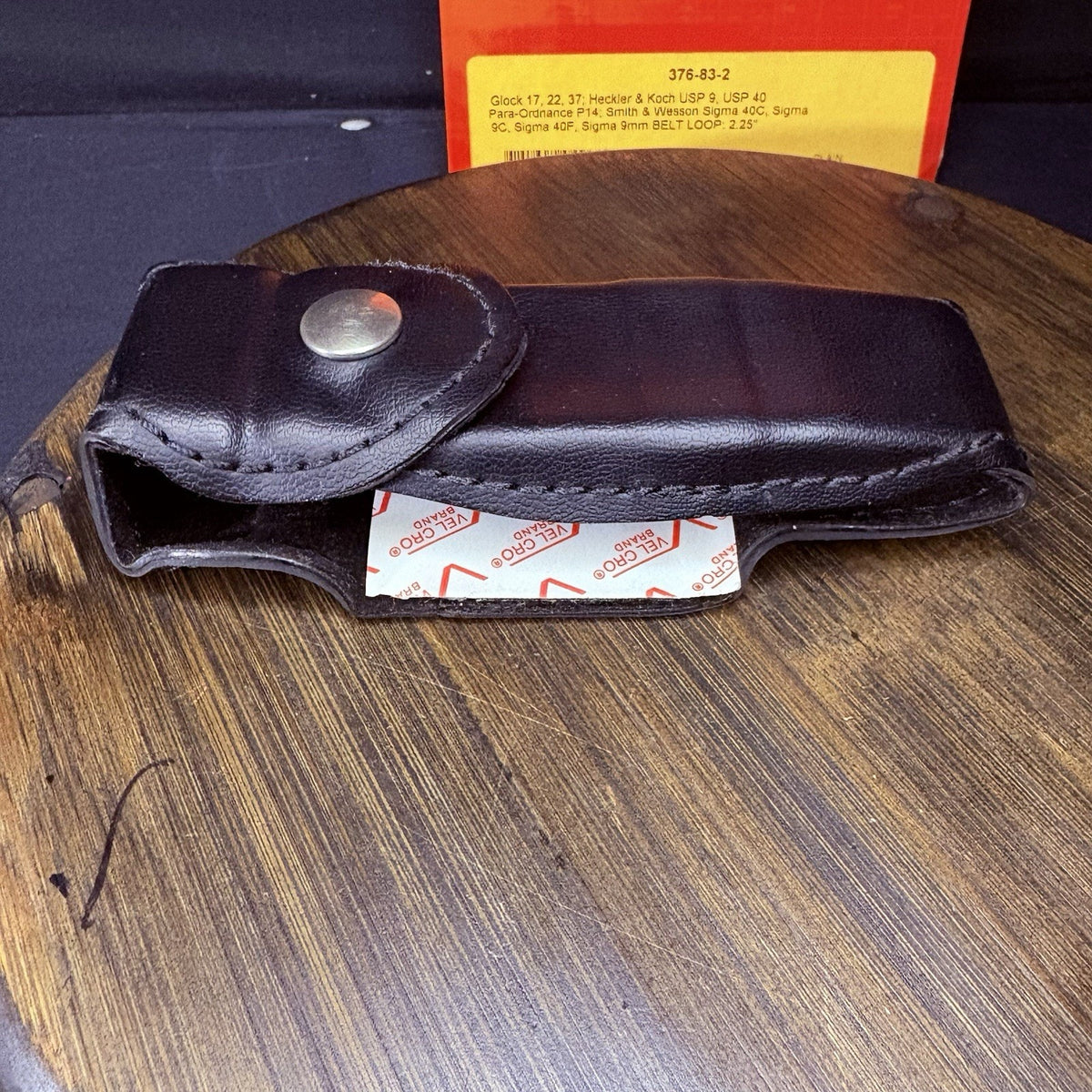 Safariland GLOCK Magazine Pouch Single Glock 9mm .40 .45 Leather Carrier 376-83