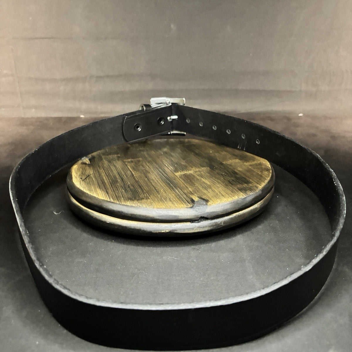 Boston Leather US Postal Approved Belt Size 38" Plain Black 1.75" 6605 PE-2-2663