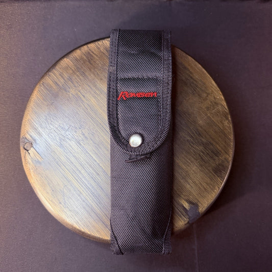 Ramisen Nylon Flashlight/ Baton Holder Pouch Black With Adjustable Belt Loop 10"