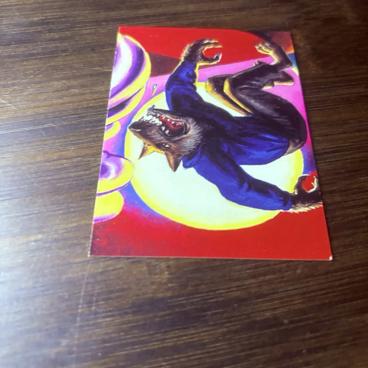 1996 Topps Goosebumps Trading Cards #38 Werewolf High Grade, See Photos
