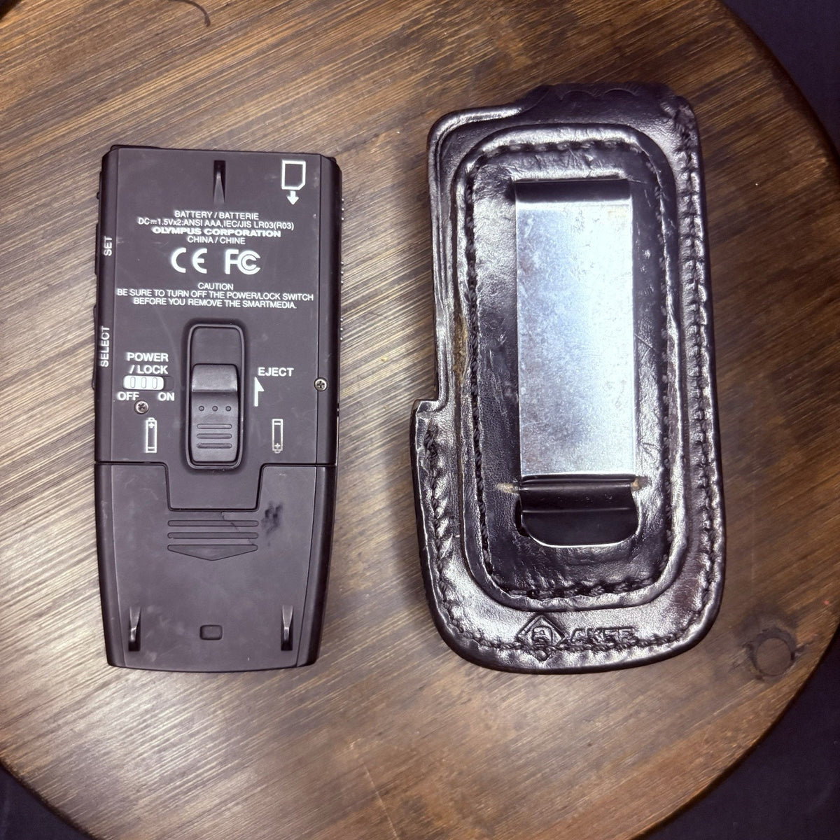 Olympus Puma Voice Recorder w/ Aker Leather Holster, Dictation