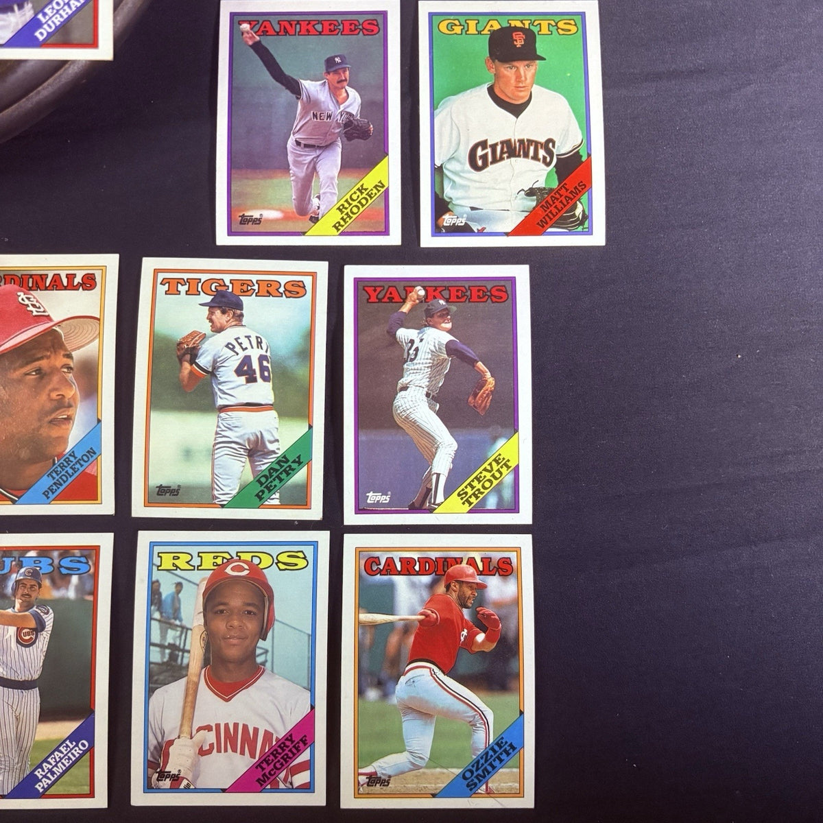 1988 TOPPS High Grade Baseball Card Lot Of 35