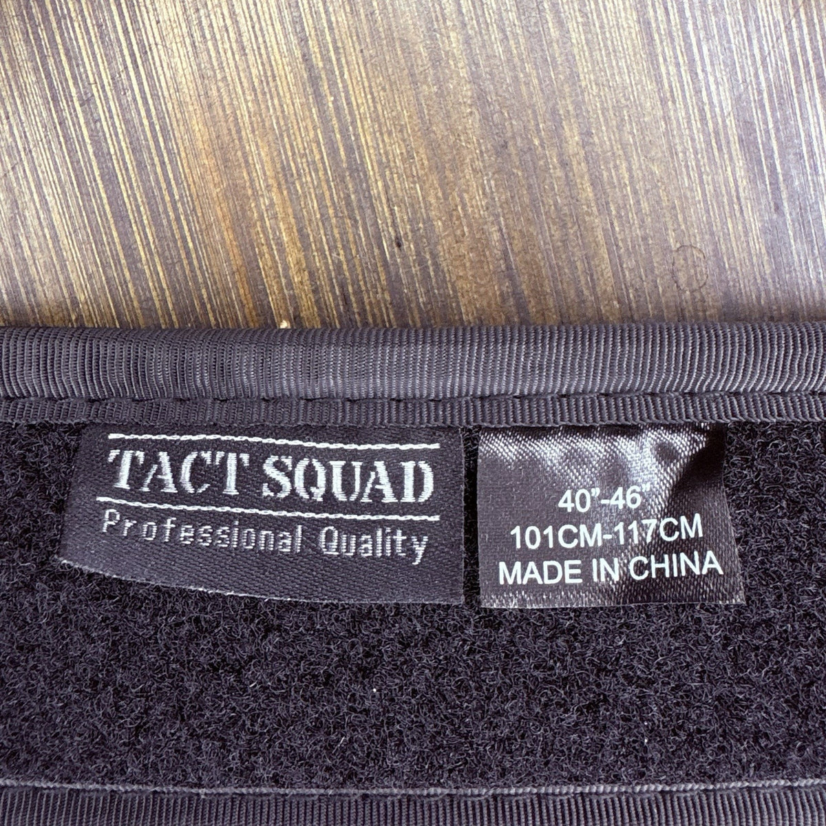 Tact Squad Duty Belt Size 40"- 46" Heavy Duty Black Nylon, Cop-Lok Buckle