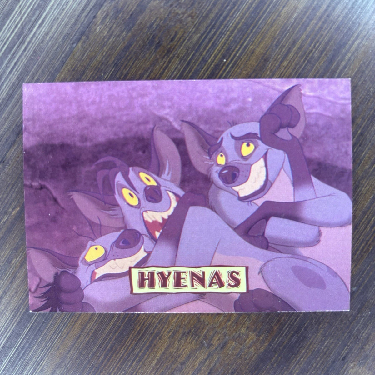 1994 SkyBox The Lion King Series 1 & 2 #75 Hyenas High Grade, See Photos