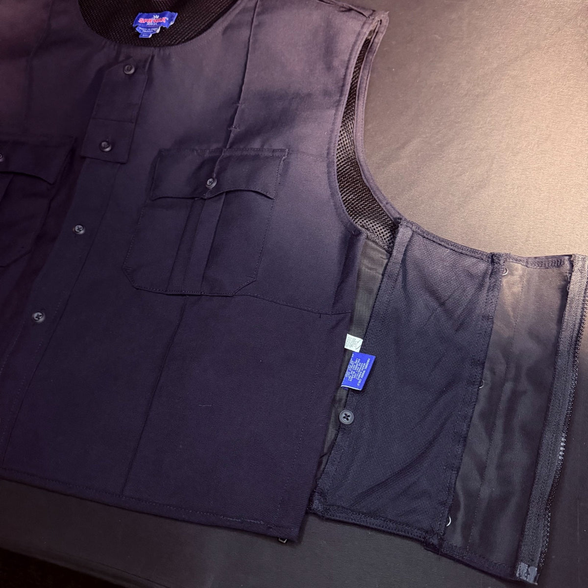 Spiewak Tactical Carrier Vest Soft Armor Vest Navy Size 3XL Mesh Vented Duty