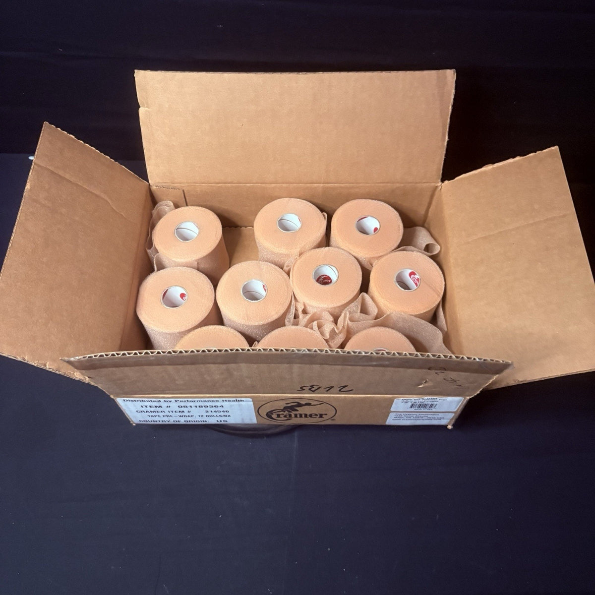 Cramer Tape Underwrap, Sports PreWrap, 3 Rolls, 2.75" X 30 Yard Roll Beige