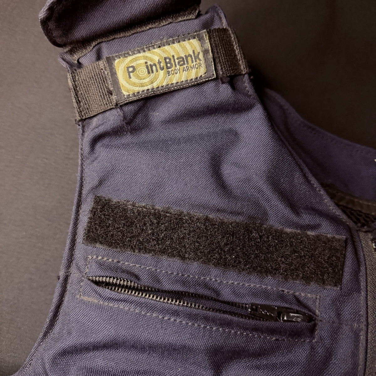 PB Tactical 3A Carrier Vest Size Medium Long Blue Ballistic IIIA, Vented Padding