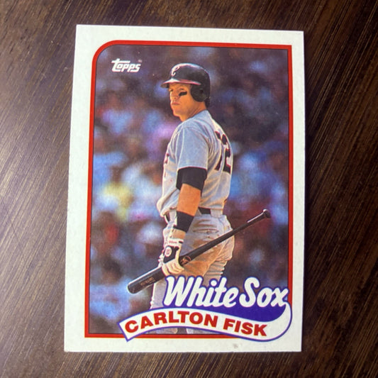 Carlton Fisk Chicago White Sox 1989 Topps #695 High Grade See Photos