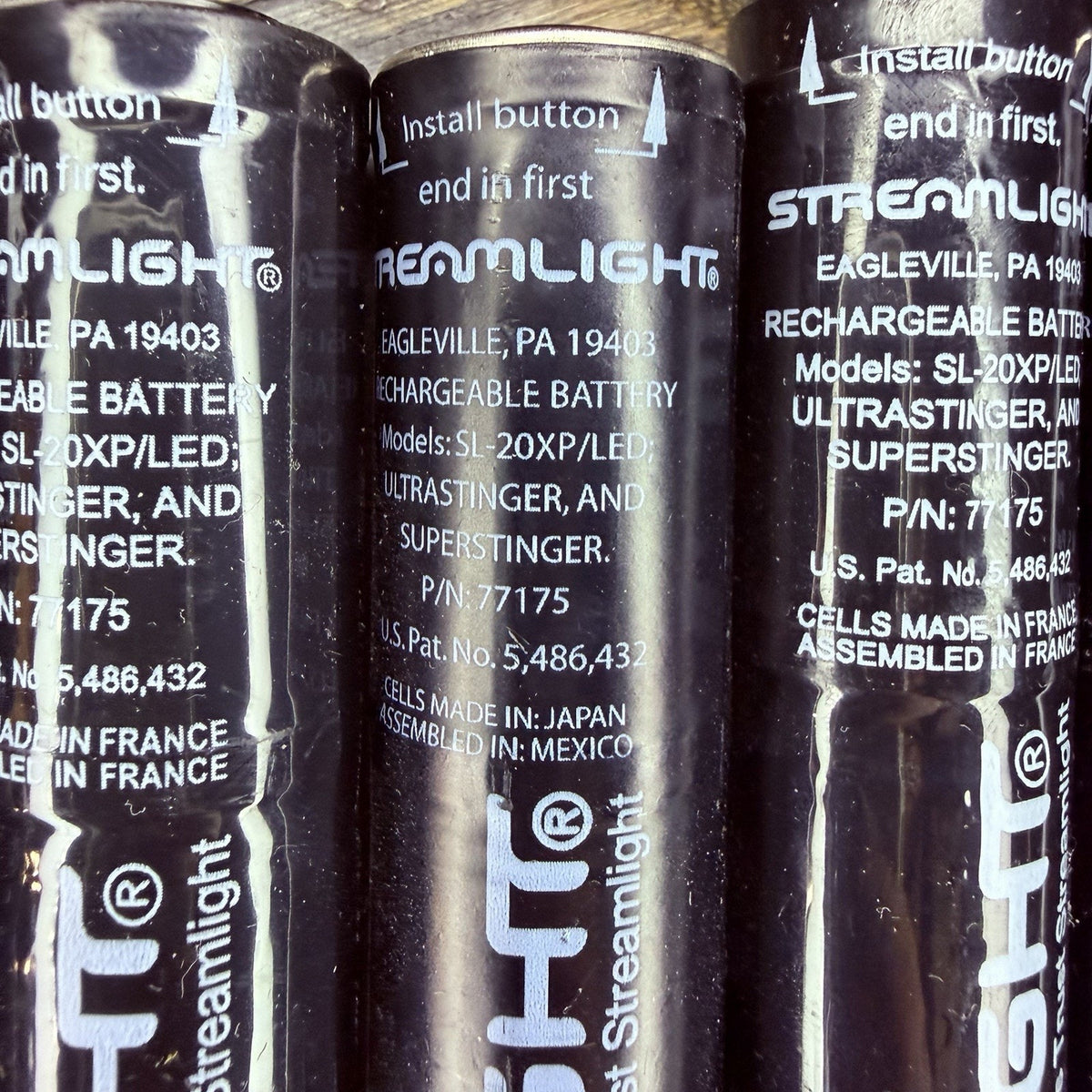 Streamlight Batteries 20170, 75175, 77175, Untested Lot Of 16 Batteries