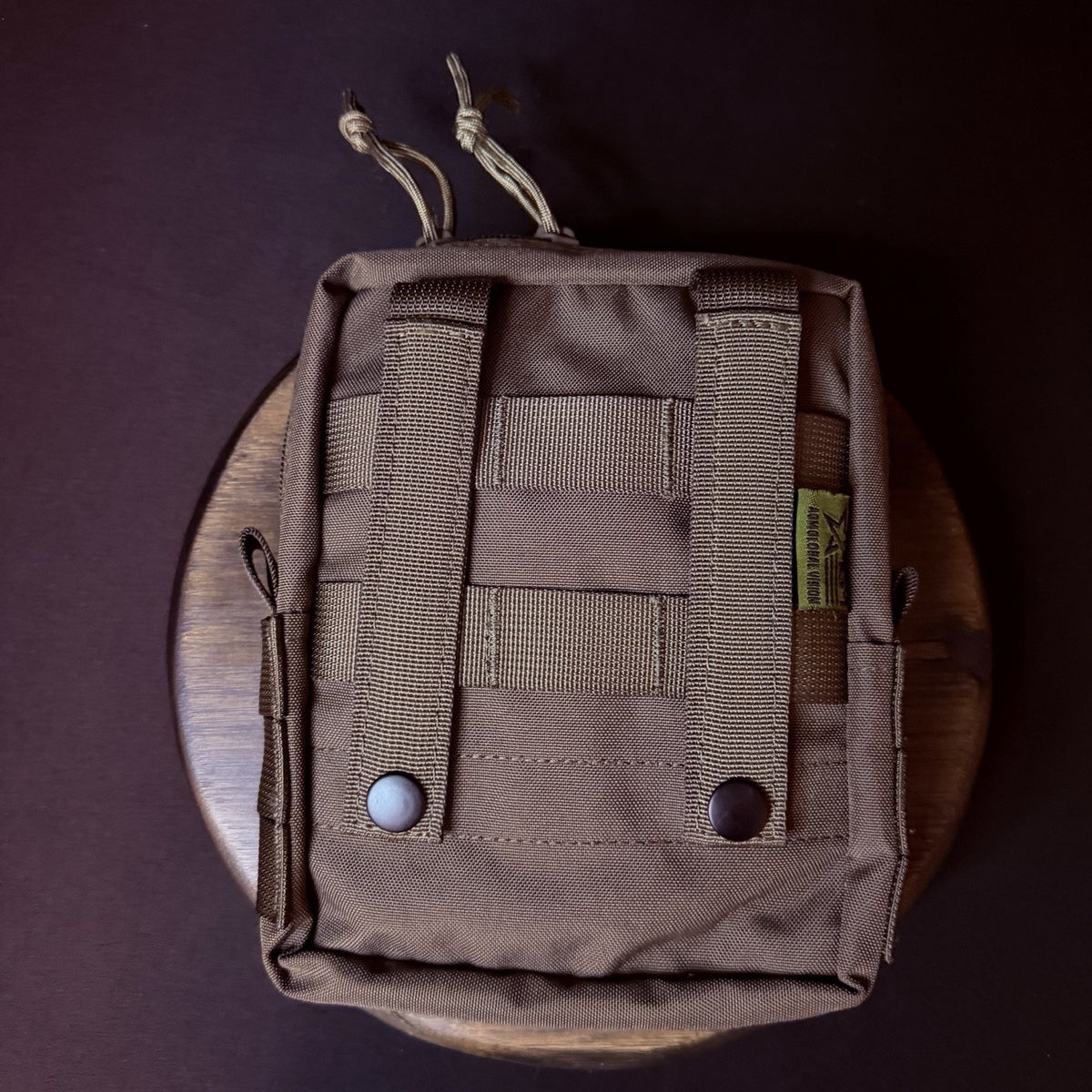 AGM Utility Pouch Tactical Gear Bag Size 7x8 Brown/ Green Military Optics Bag
