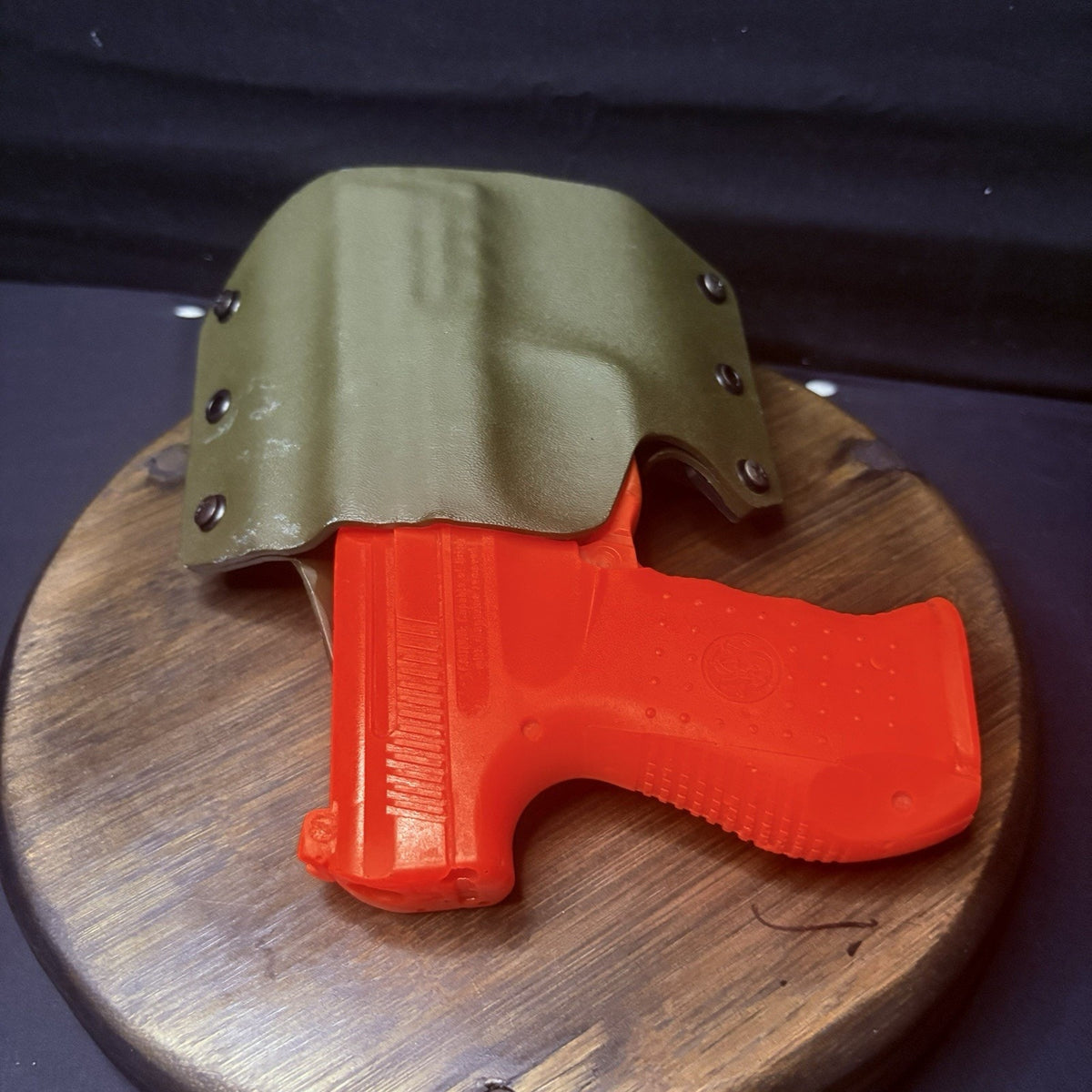 Smith And Wesson Kydex Holster Size SW99 OD Green Double Belt Loops