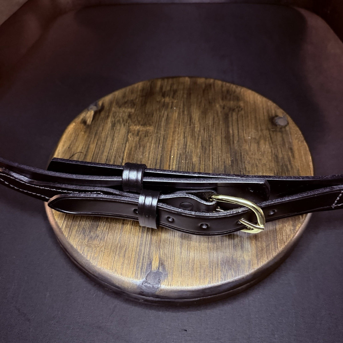 Gould and Goodrich Ranger Belt Size 60" Plain Black Leather Brass Buckle NGT-60B