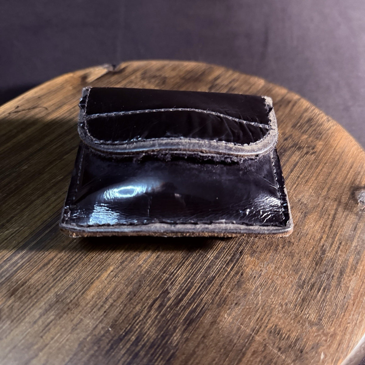 Don Hume Glove Pouch High Gloss Black High Gloss Leather Surgical Glove Case