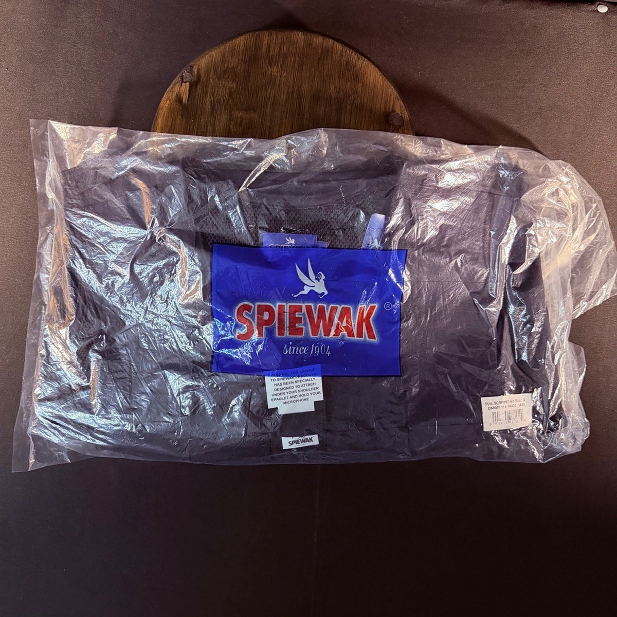 Spiewak Tactical Armor Carrier Vest Size Small Dark Navy Mic Tab Carrier Only