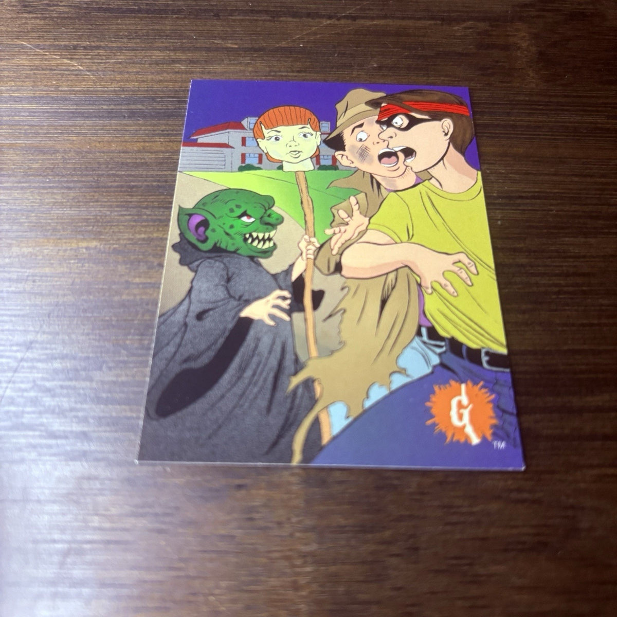 1996 Goosebumps Trading Card #31 "Terrifying Turnabout" High Grade Topps