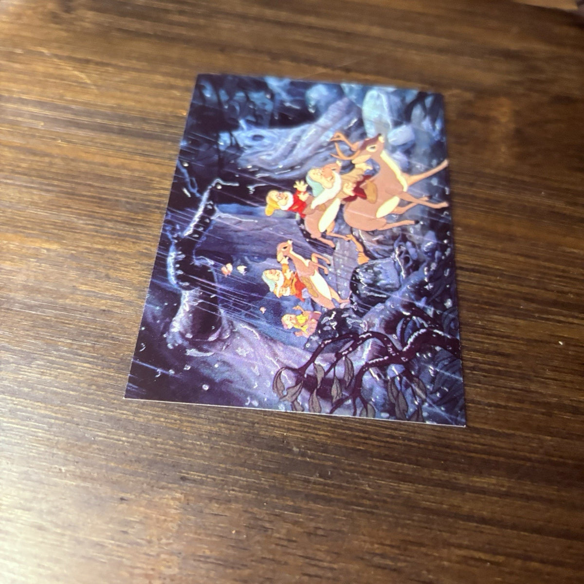 1994 SkyBox Disney Snow White Trading Card "Racing To Save Snow White" #52