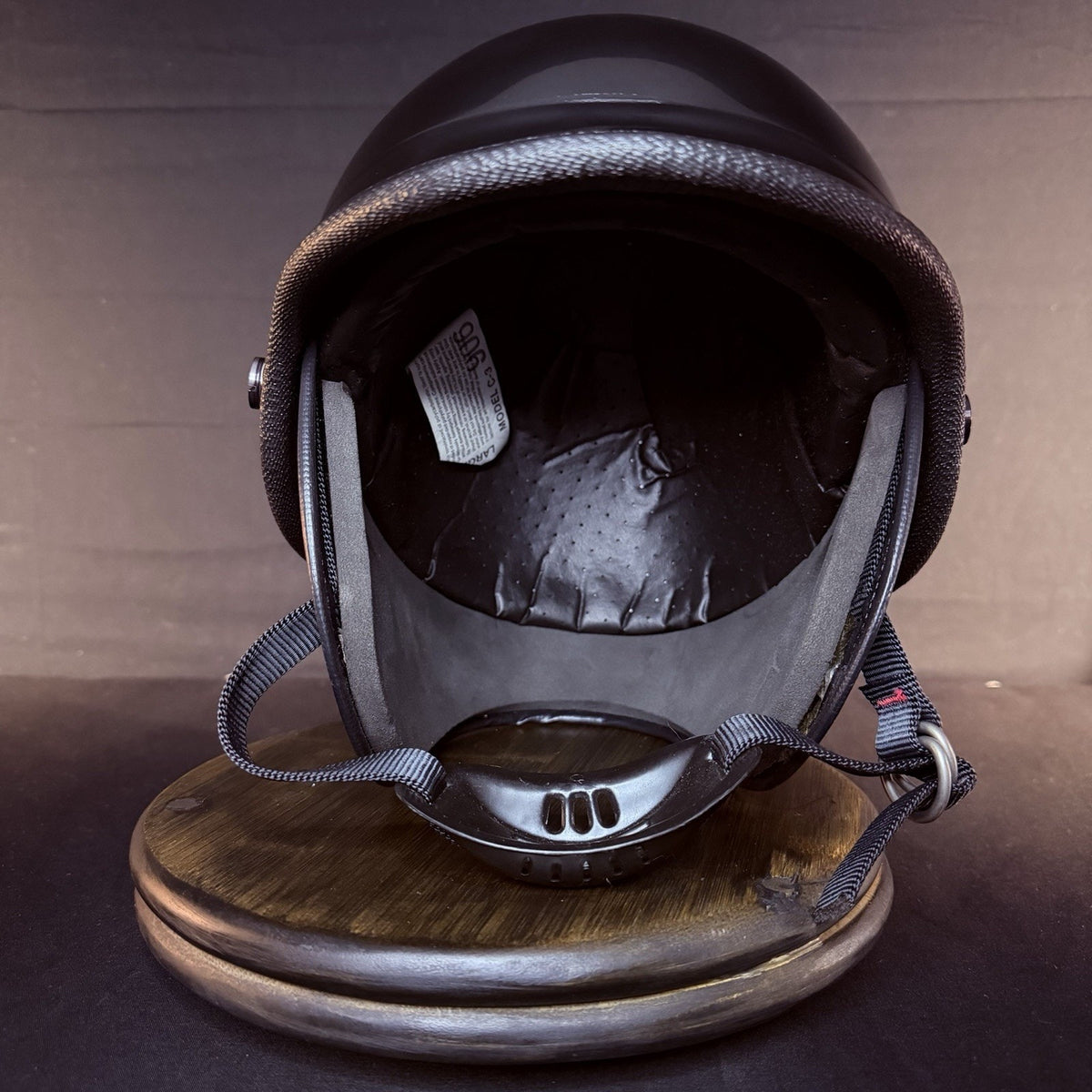 Crown Impact 906 Helmet Size Large Model C-3 Black USA Made Duty Headgear