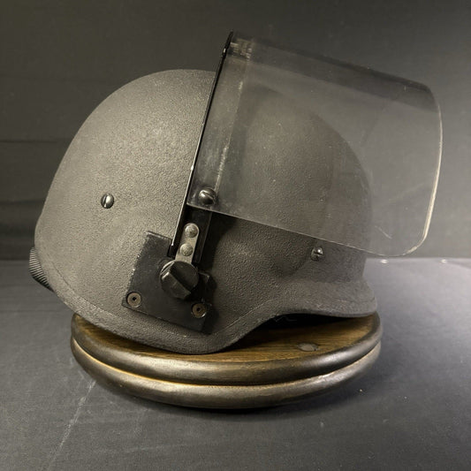 Gentex Ballistic IIIA (3A) Helmet w/ Removable Face Shield USA Made Large Bullet Proof