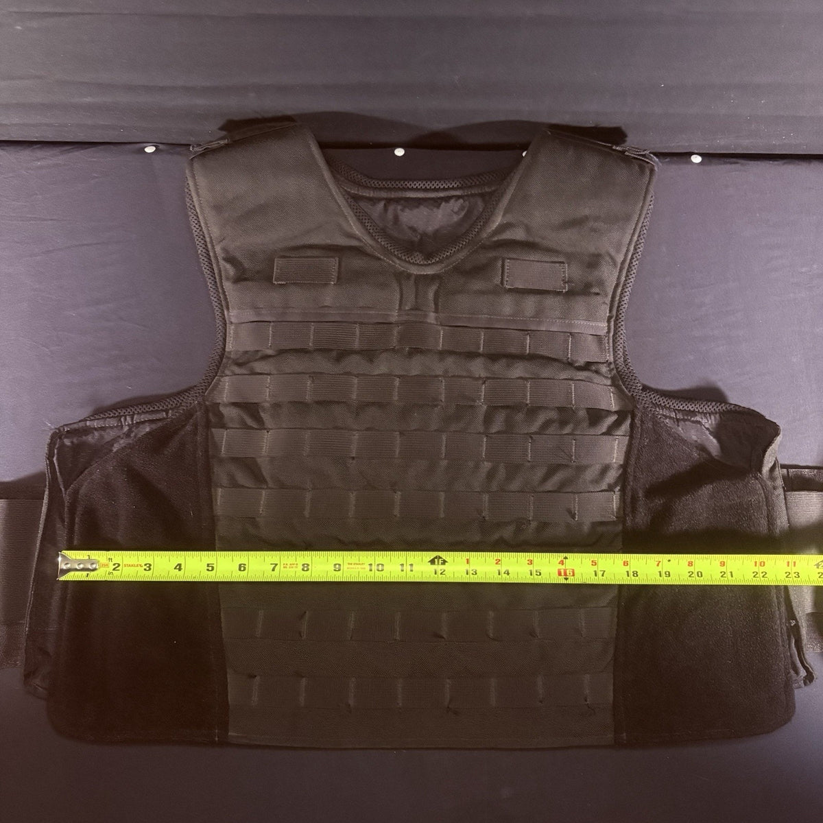 NEW ABA Tactical Plate Carrier Size XL Black Nylon MOLLE Vest