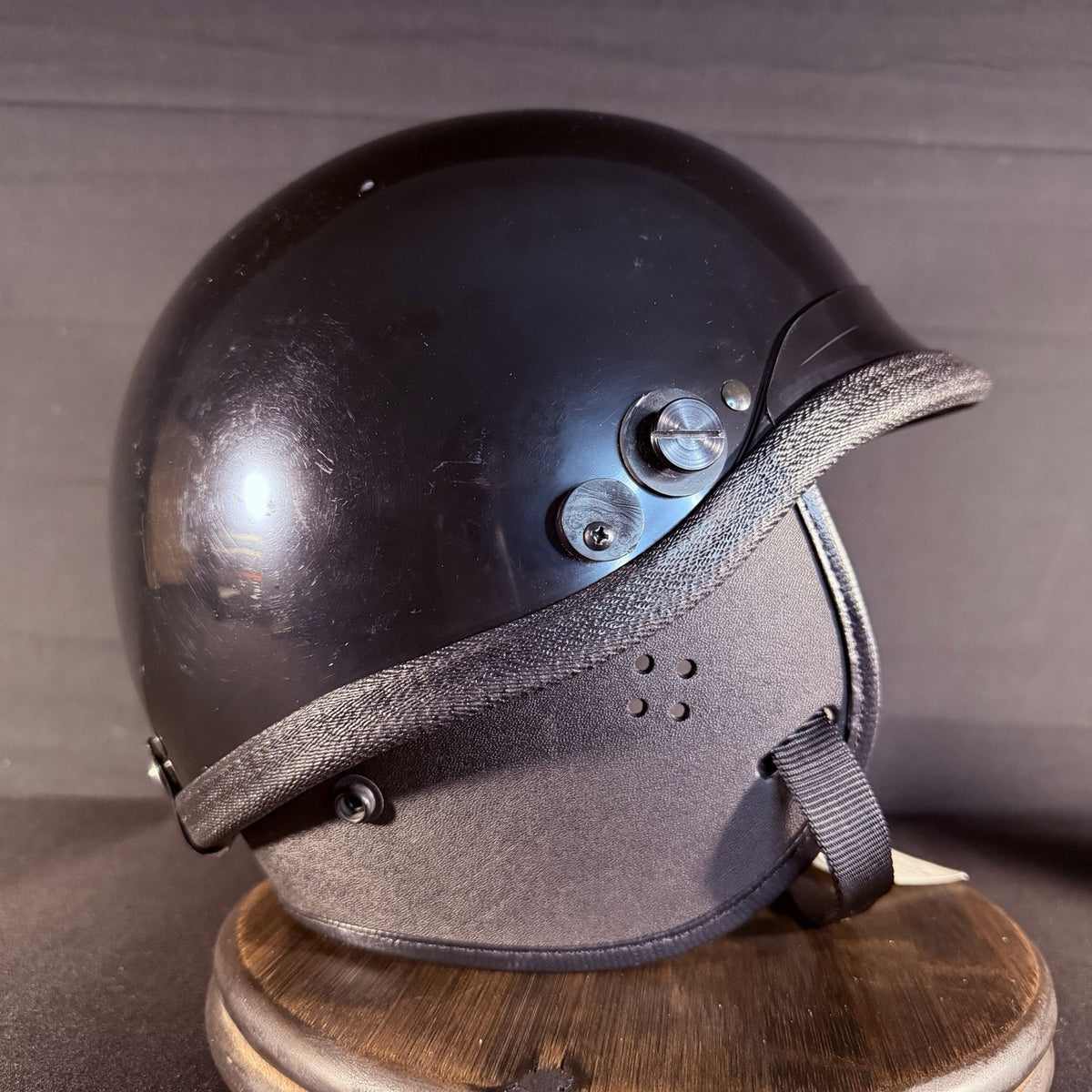 Crown Impact 906 Helmet Size Medium Model C-3 Black USA Made Duty Headgear