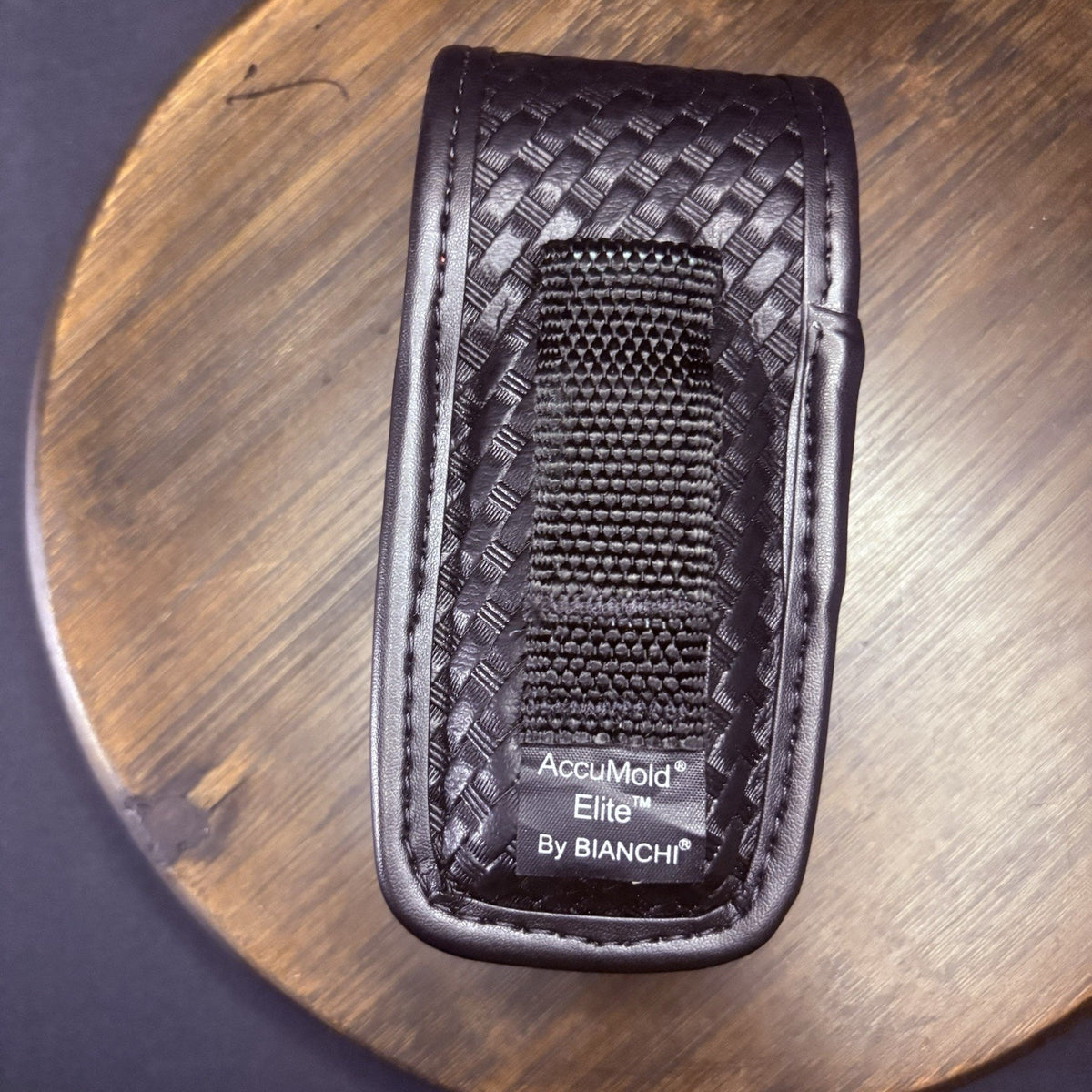 Bianchi Mace Pouch 7911 Size Small Basketweave Law Enforcement Hidden Snap