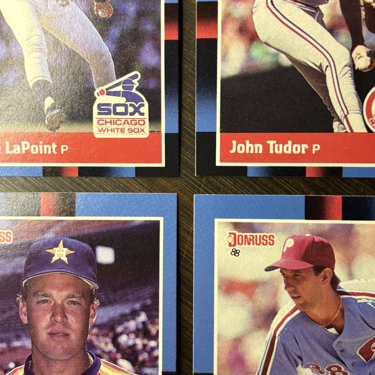 Donruss 1988 High Grade Cards #551, #552, #553, #556, #554, #555 (Lot of 6)