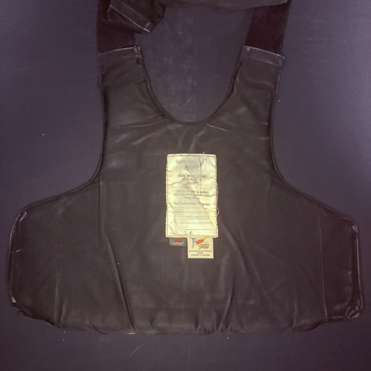 PB Armor 3A Vest Size Medium Ballistic IIIA Concealable Bullet Proof Vest