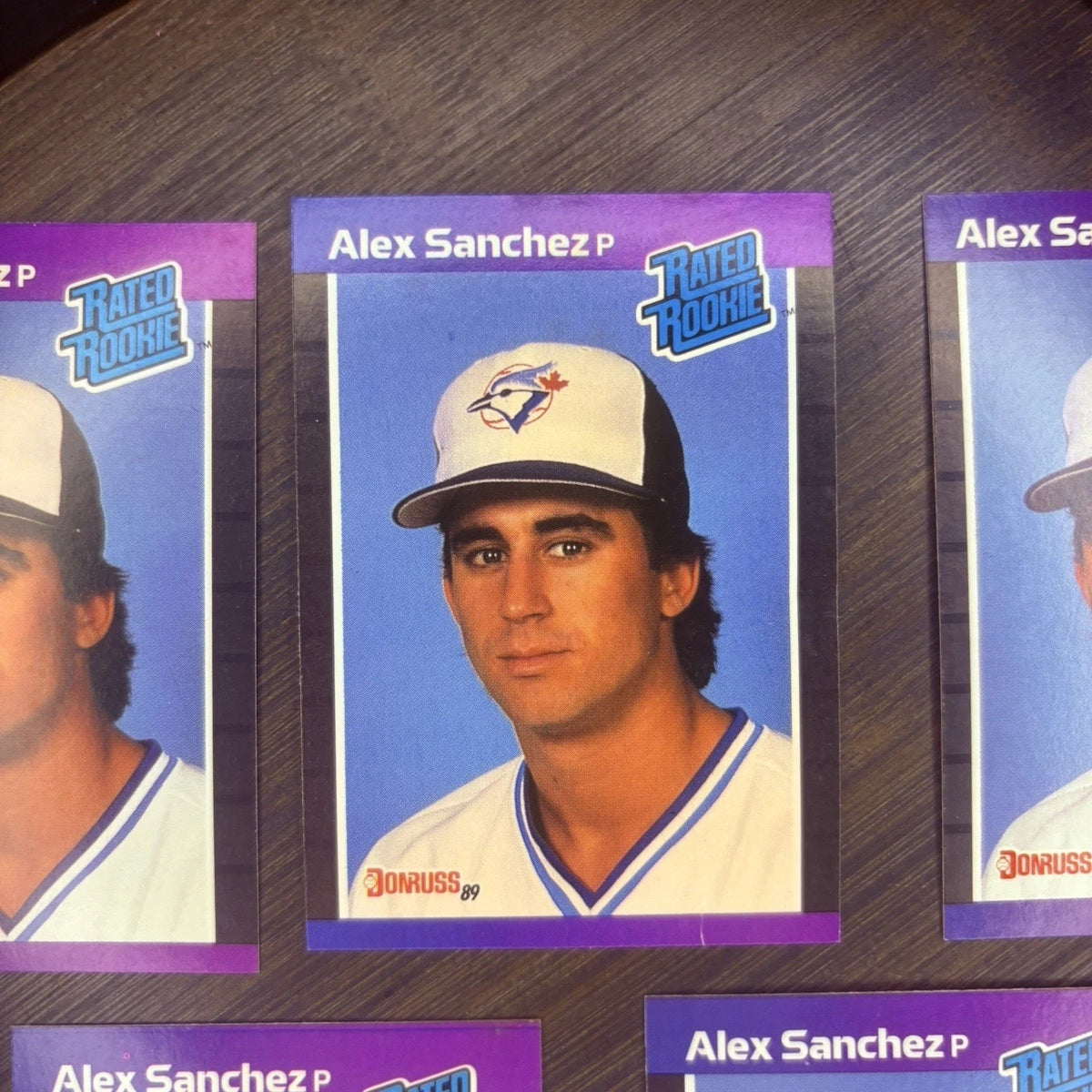 (Lot Of 5) 1989 Donruss # 47 ALEX SANCHEZ RATED ROOKIE RC Toronto Blue Jays