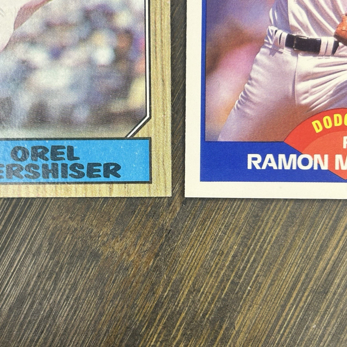 1989 (3) Dodgers Bill Brennan #622 RC & Orel Hershiser #385, Ramon Martinez