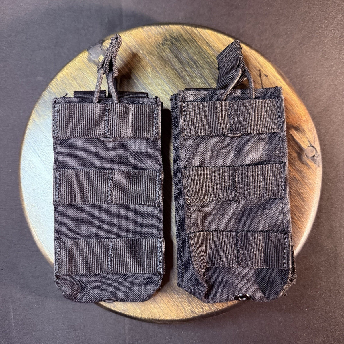 USA Made M4 Single Magazine Pouch MOLLE Black Nylon Lot Of 2