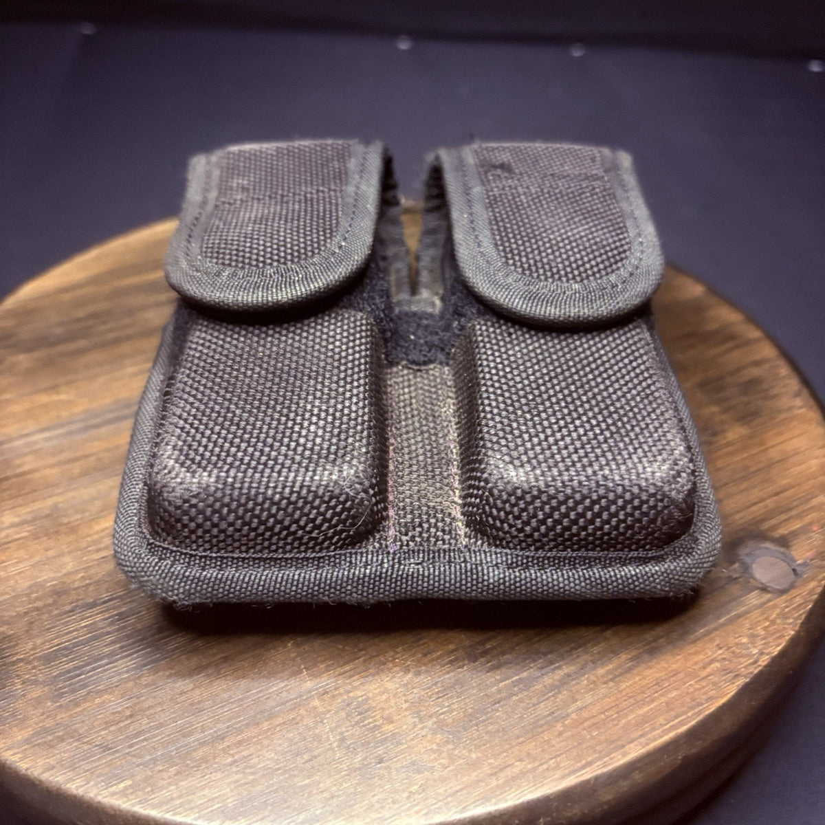 Bianchi Nylon Magazine Pouch Carrier Size 2 (9mm & .40 Double Stack) Hook & Loop