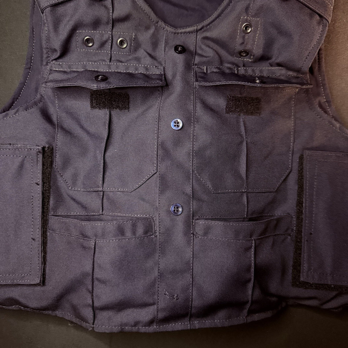 ABA Plate Carrier Vest Size Women's Large Dark Navy Pockets Female Duty Uniform
