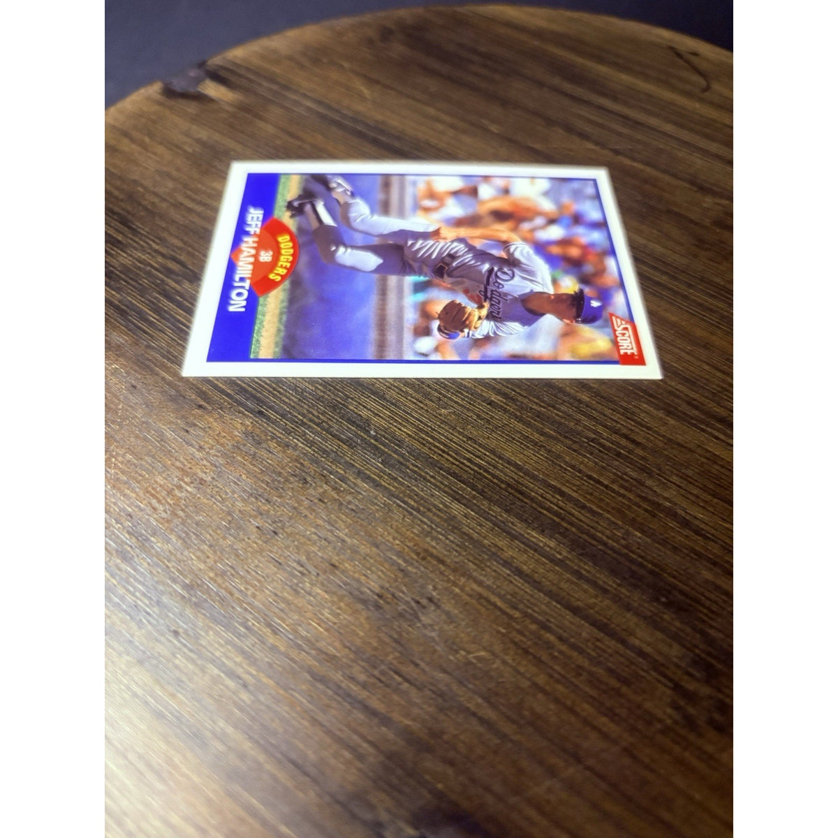 1989 Score Jeff Hamilton A Los Angeles Dodgers #570 High Grade Baseball Card