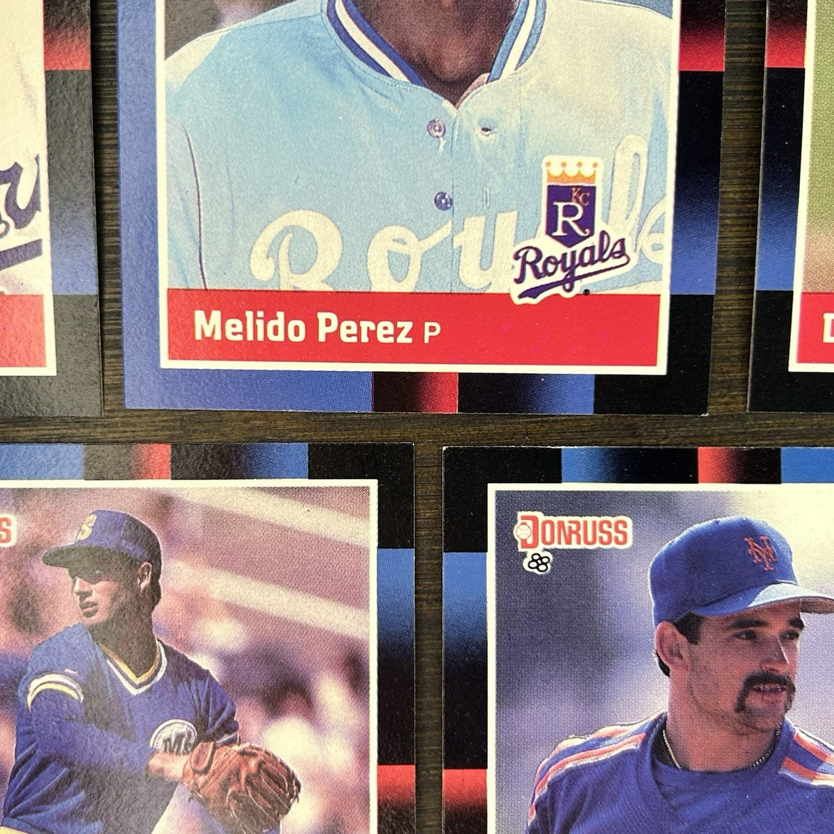 Donruss 1988 High Grade Cards #587, #589, #588, #568, #569 MLB Baseball (Lot 5)