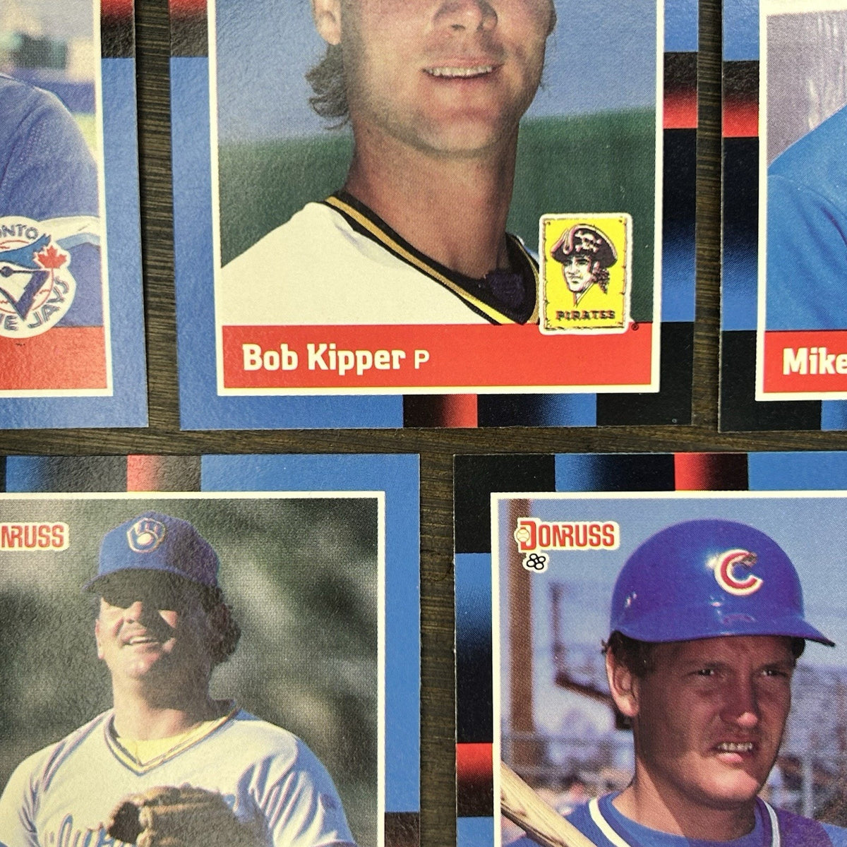 Donruss 1988 High Grade Cards #659, #115, #30, #117, #119 MLB Baseball (Lot 5)